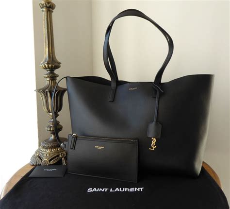 black tote ysl|ysl tote shopper.